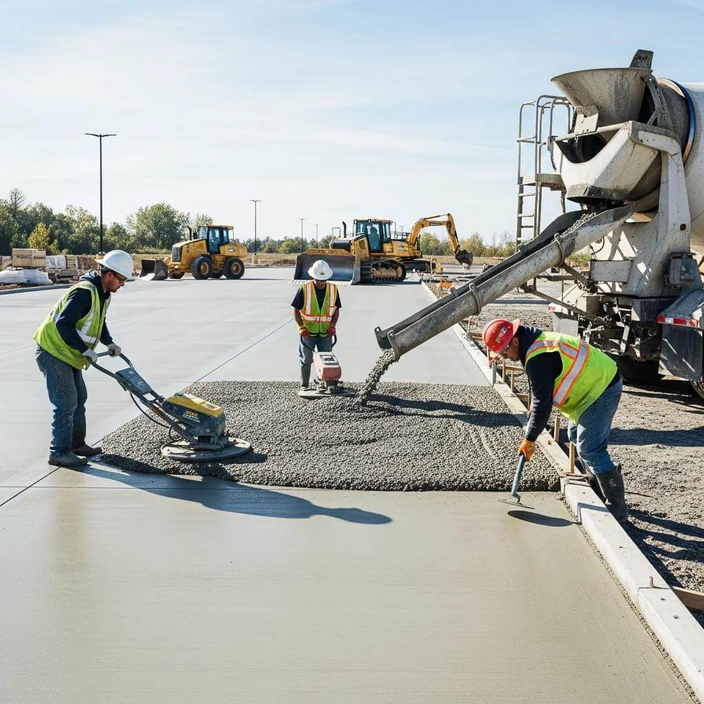 Concrete demolition — Parking Lot Experts